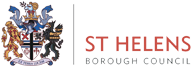 Logo of one of our partners, St Helens council.
